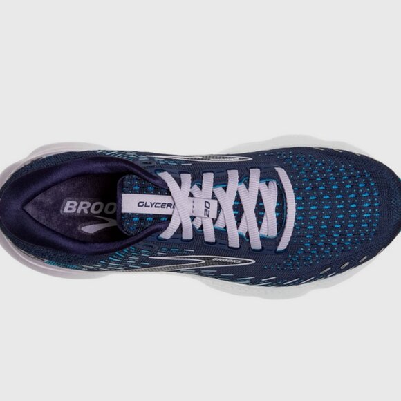 Brooks Glycerin GTS 20 Women's Size 8B ‘Peacoat/Lilac’ Running Shoes 1203701B499 - Picture 3 of 6